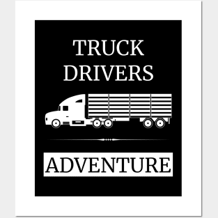 Truck Drivers Adventure Posters and Art